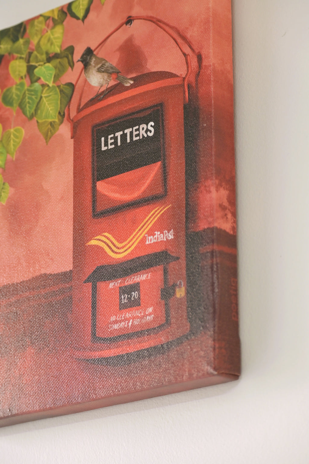 Letters rest where the bulbul sings 🌼