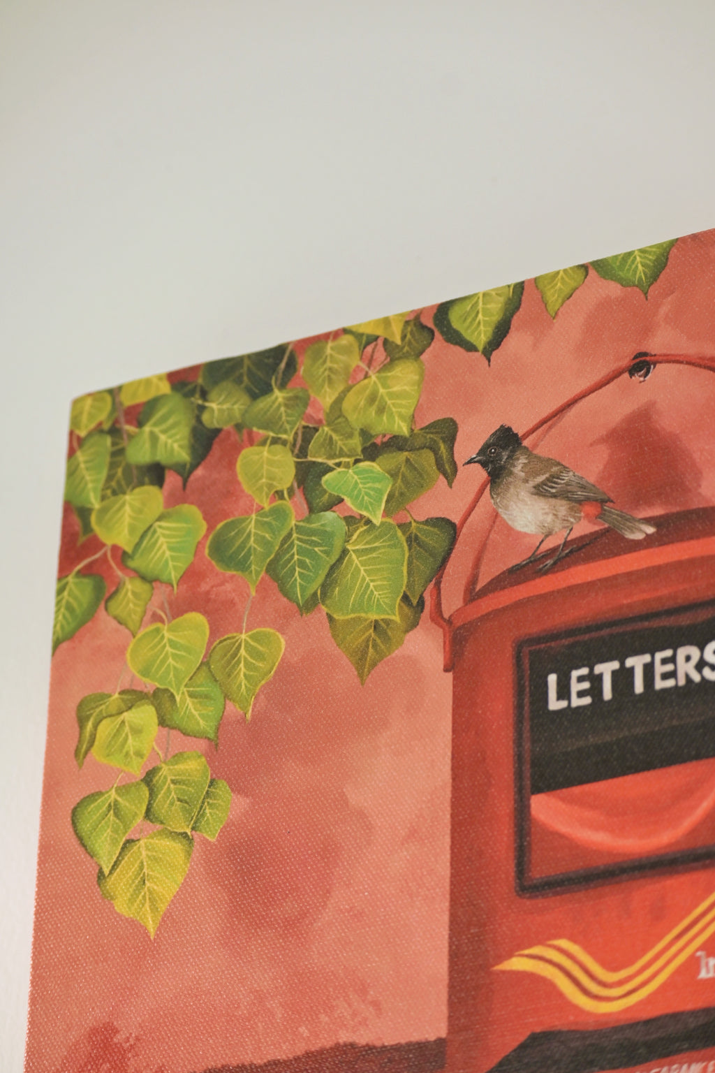 Letters rest where the bulbul sings 🌼