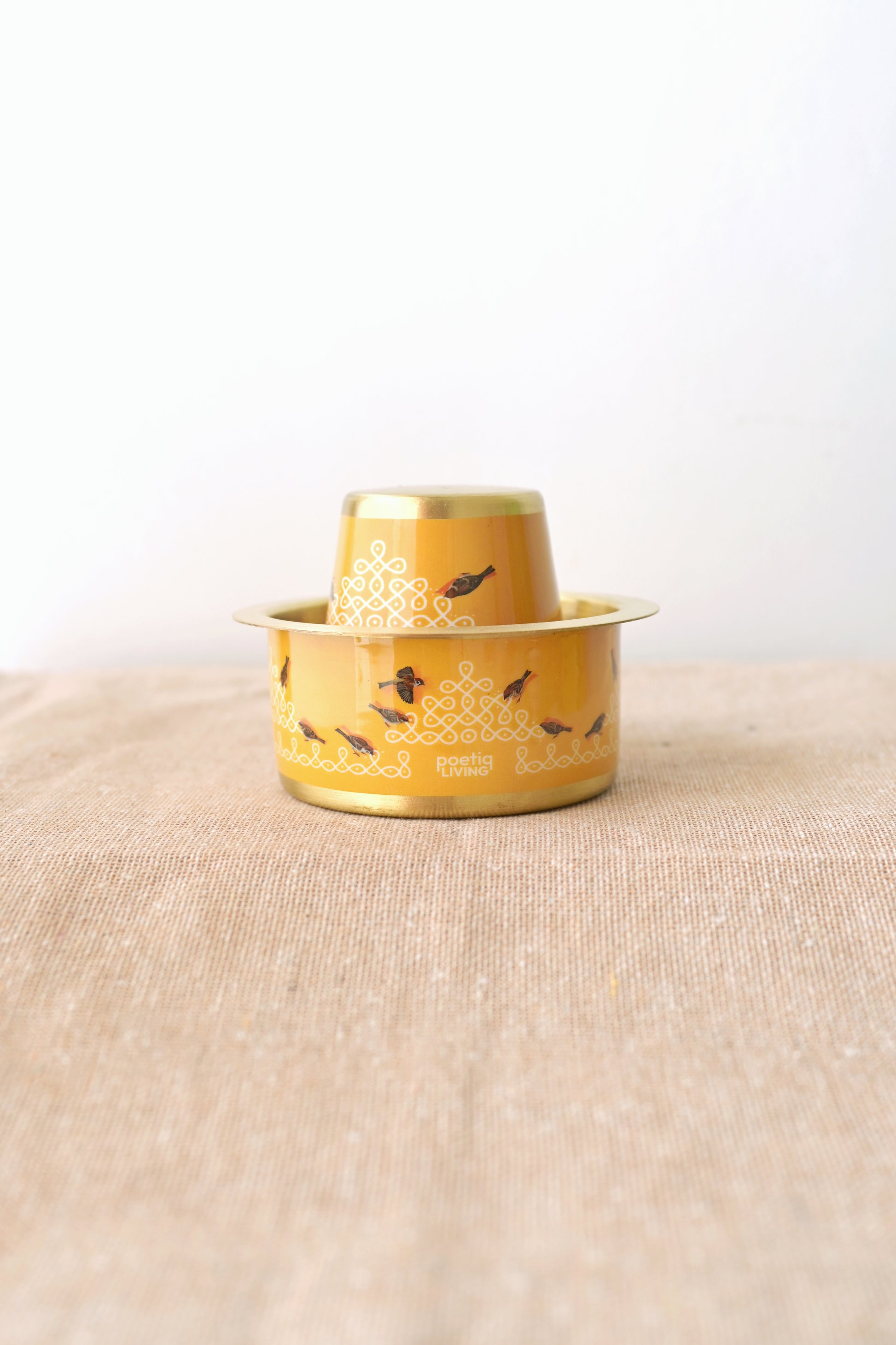 Kolam mornings with feathered guests