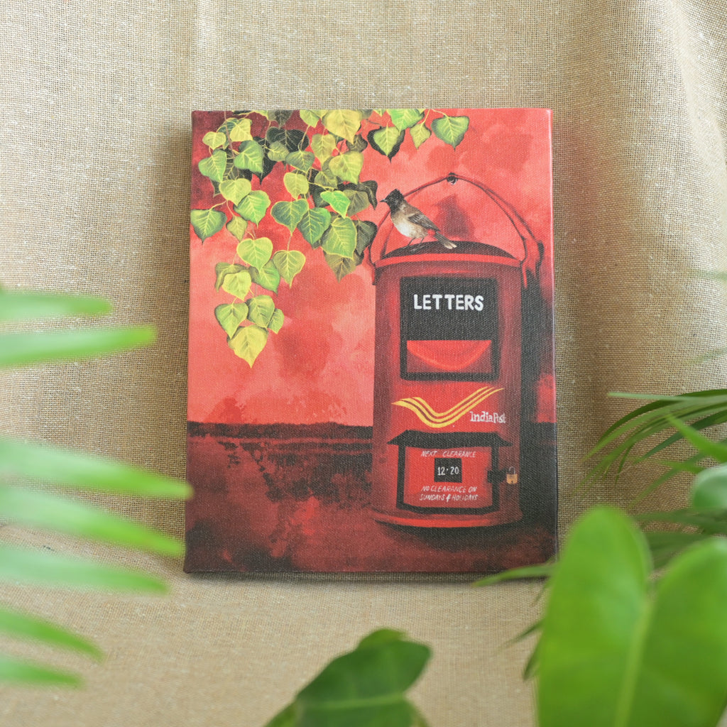 Letters rest where the bulbul sings