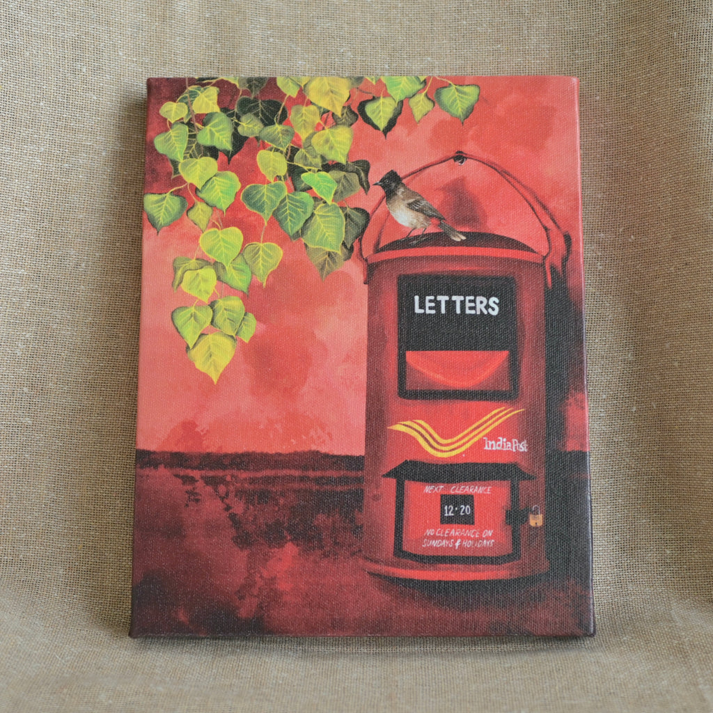 Letters rest where the bulbul sings