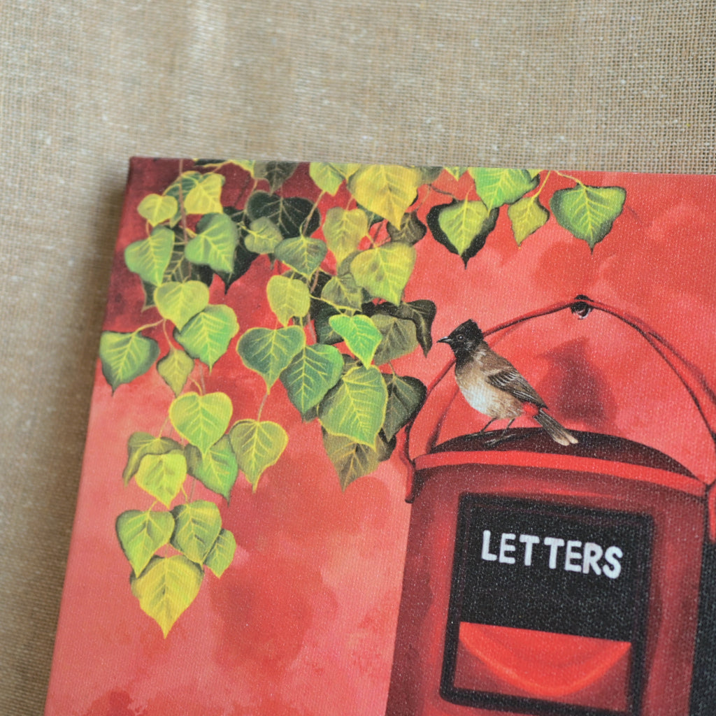 Letters rest where the bulbul sings