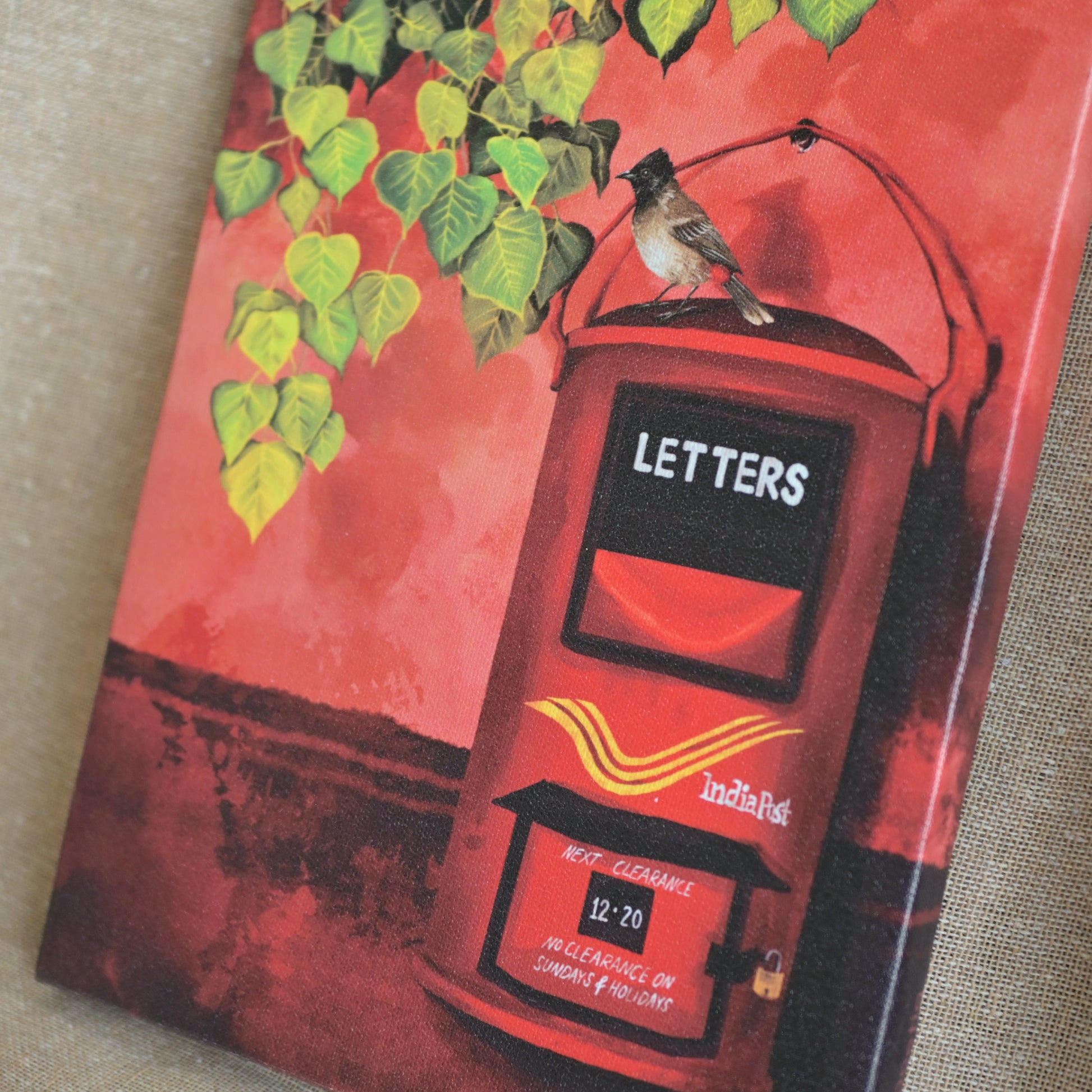 Letters rest where the bulbul sings