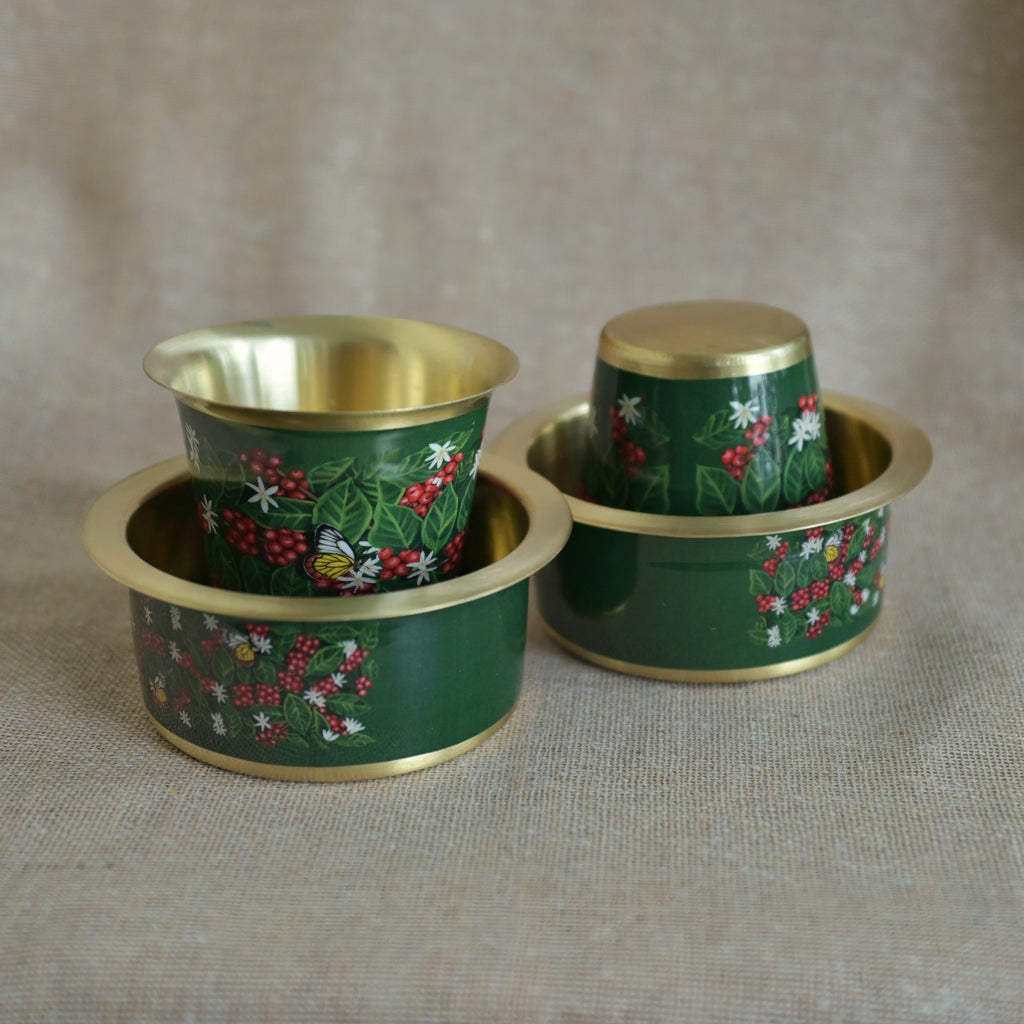 Butterflies dance on coffee blossoms