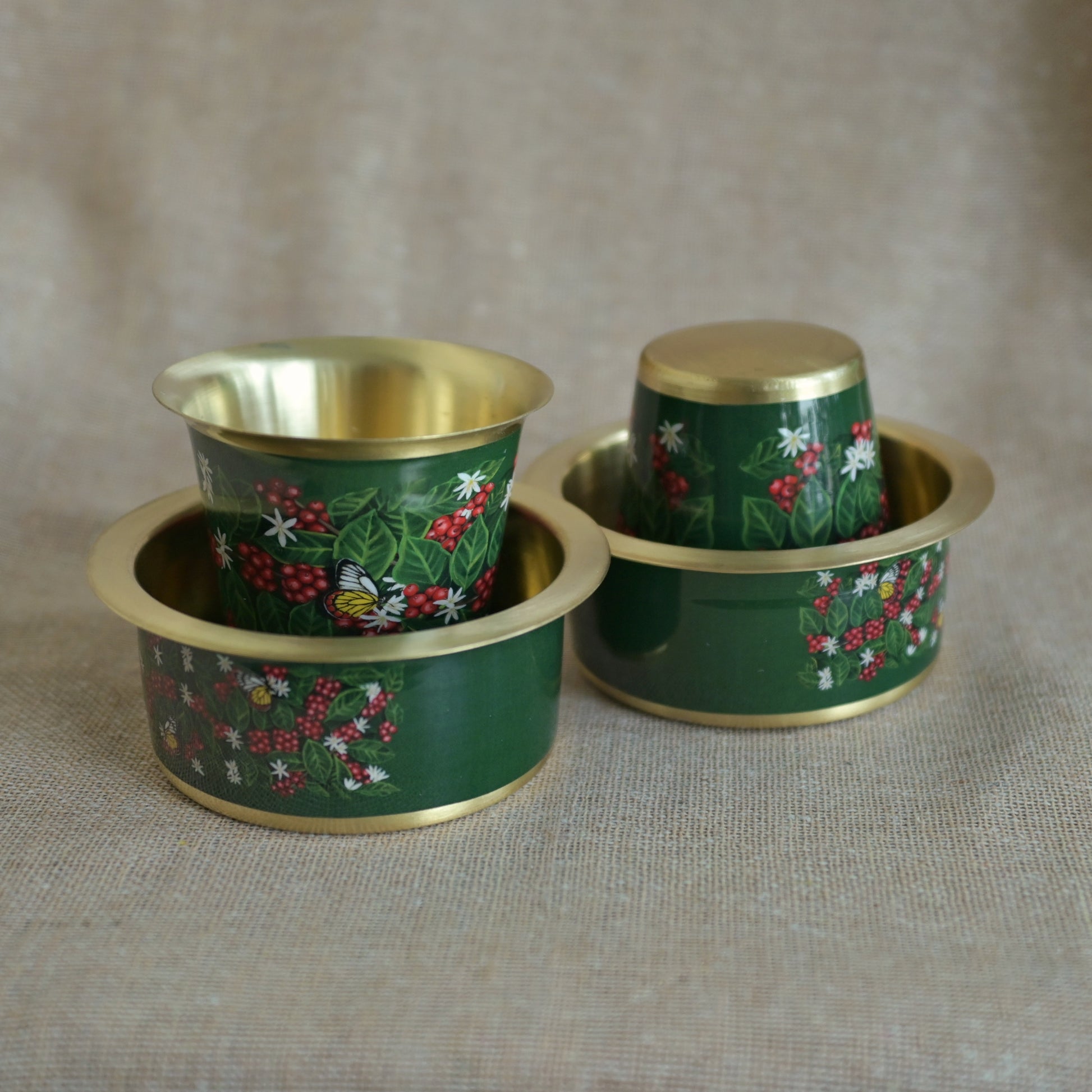 Butterflies dance on coffee blossoms